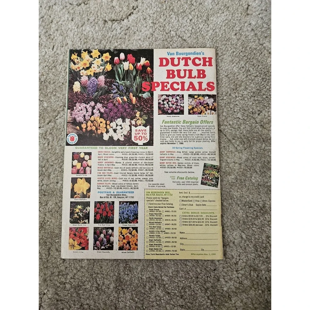 Flower And Garden Magazine September 1986 / Flowers, plants gardening‎